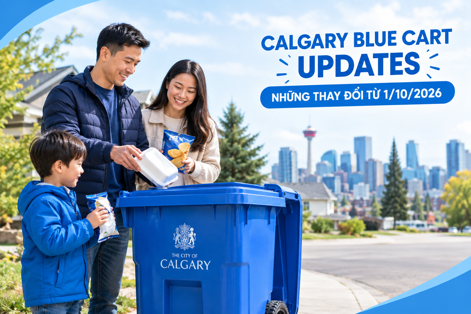 những thay đổi đối với thùng rác màu xanh dương | TommyDo.ca